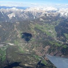 Flugwegposition um 14:48:26: Aufgenommen in der Nähe von 39030 St. Martin in Thurn, Autonome Provinz Bozen - Südtirol, Italien in 3228 Meter